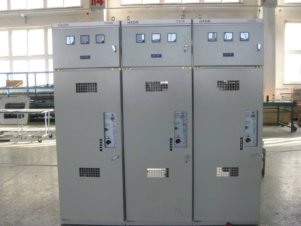 HXGN-12型固定式金屬封閉環(huán)網(wǎng)高壓開關柜